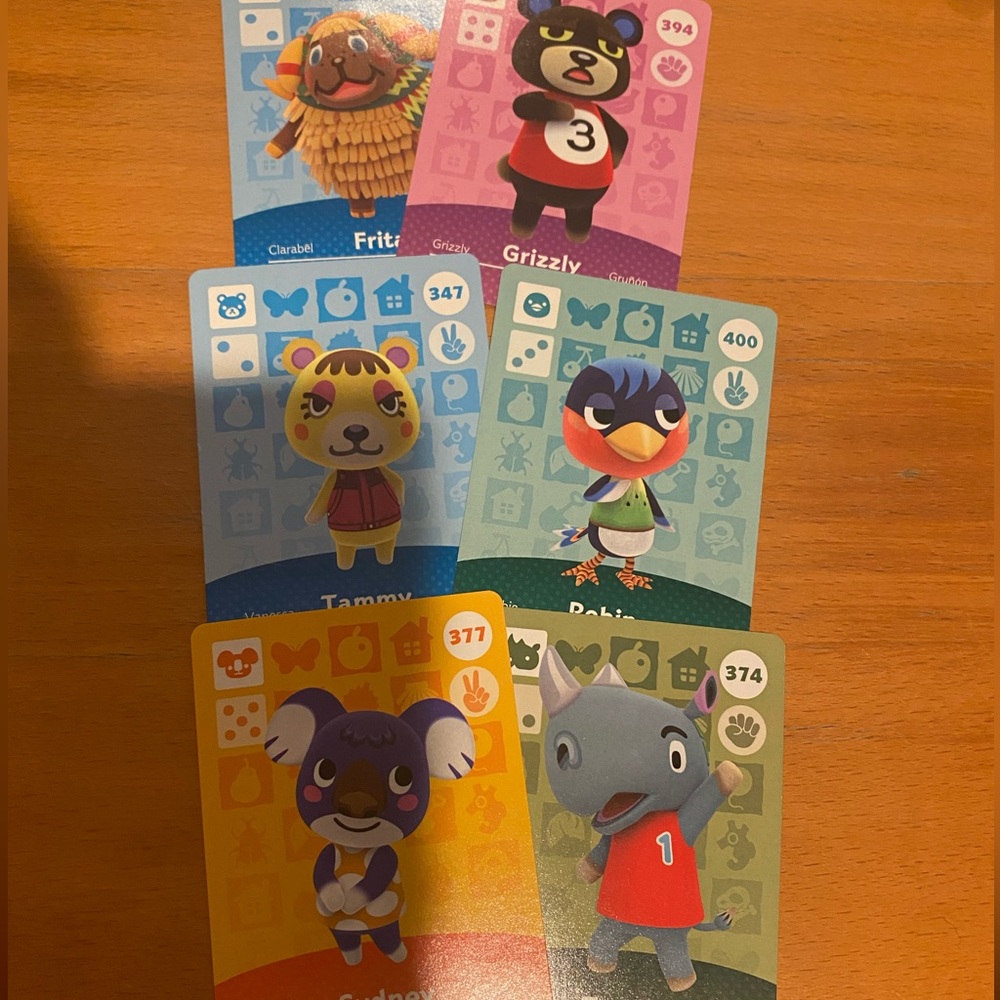 Animal Crossing Series 4 amiibo cards